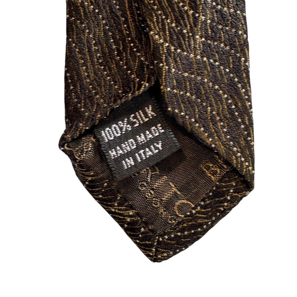 Vintage Biella Italy Britches Of‎ Georgetown Burgundy Preppy Silk Neck Tie - Picture 9 of 11